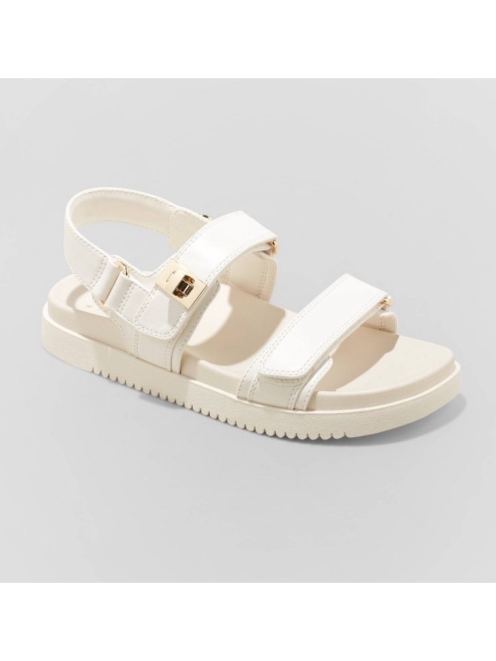 A new day white sandals size 7